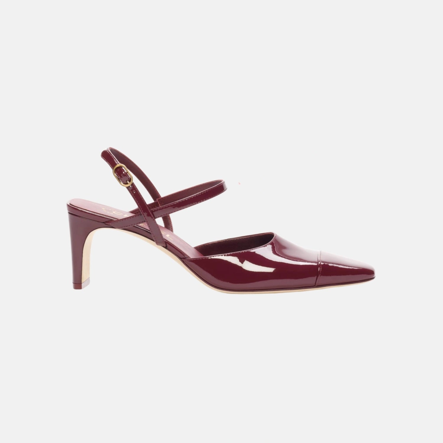 Slingbacks in Patent Calfskin