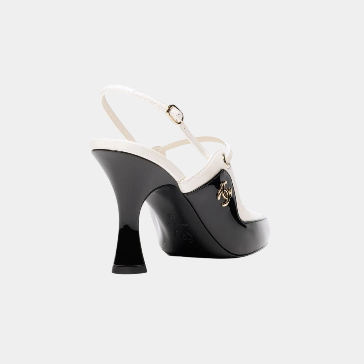 Slingbacks Lambskin &amp; Patent Calfskin