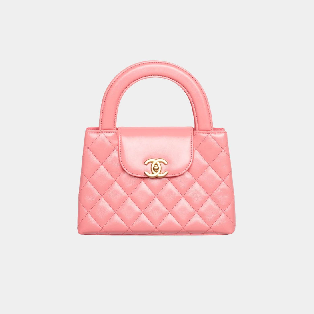Chanel Small Cabas Pink Calfskin, Front