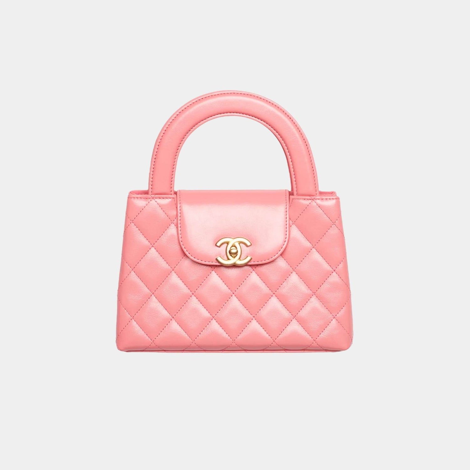 Chanel Small Cabas Pink Calfskin, Front