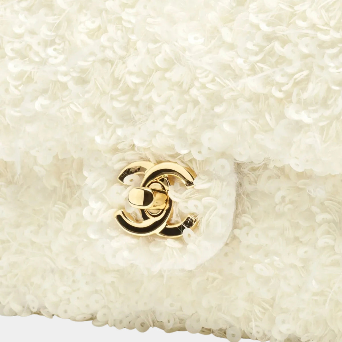 Chanel Small Flap Bag Sequins &amp; Gold-Tone Metal