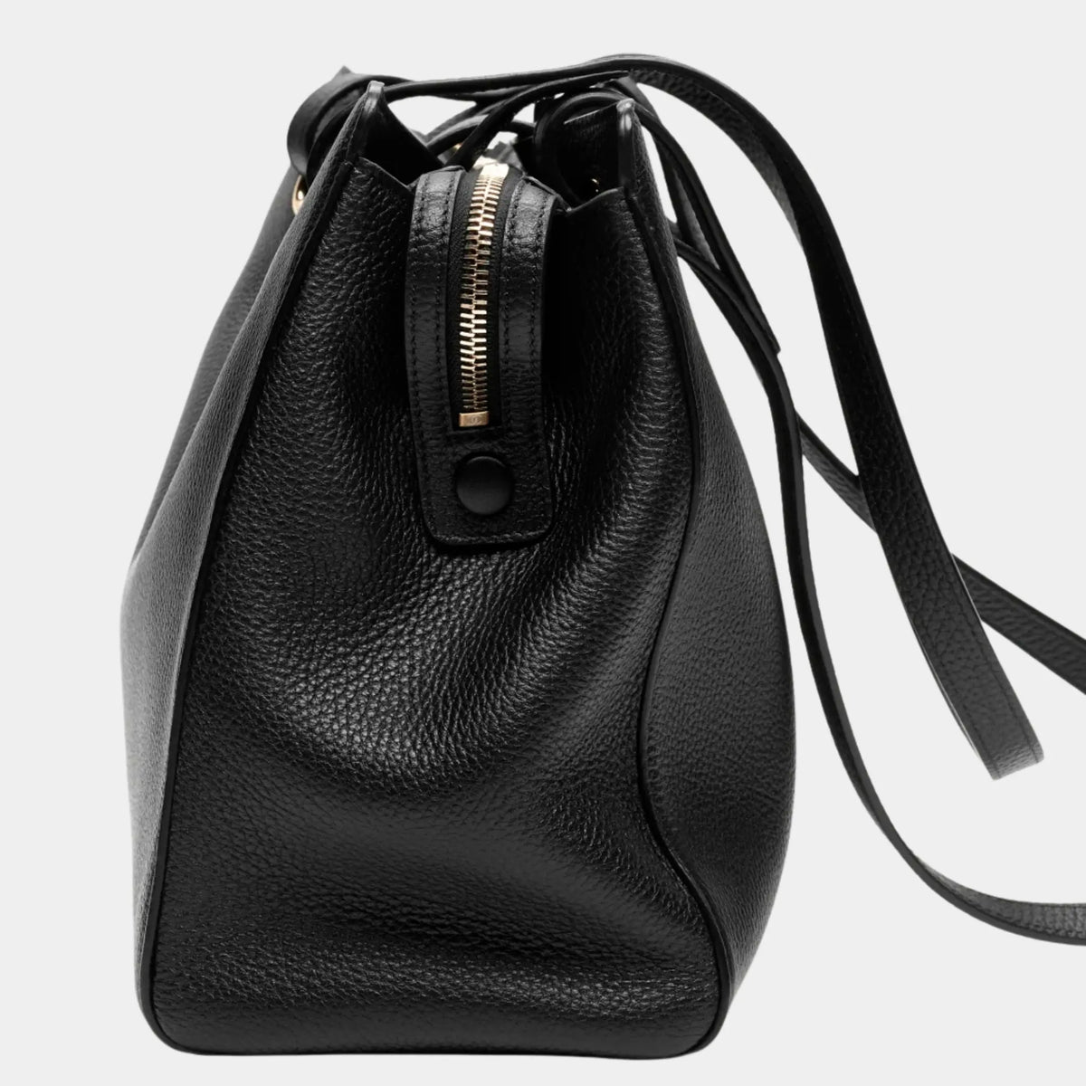 Chanel Small Tote Bag Grained Calfskin &amp; Gold-Tone Metal Black