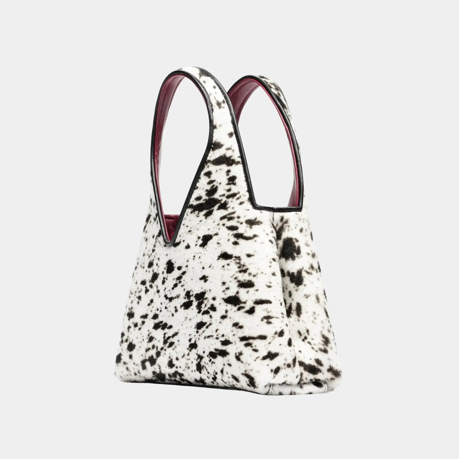 Chanel Small Tote in White &amp; Black Lambskin, Back
