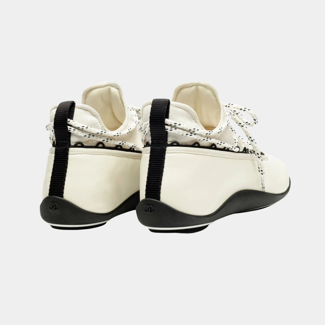 Sneakers Lamb & mixed fibers White