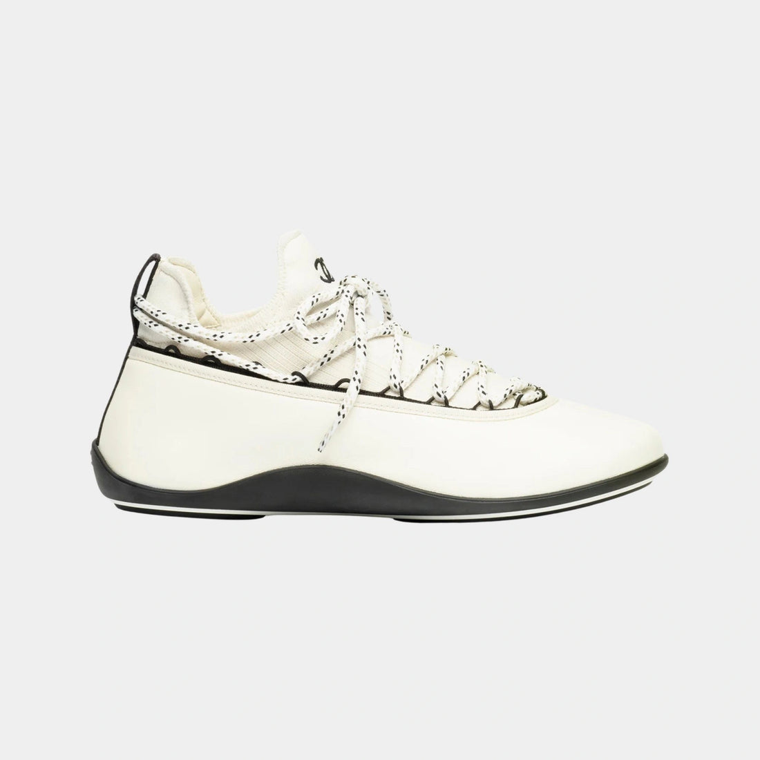 Sneakers Lamb &amp; mixed fibers White
