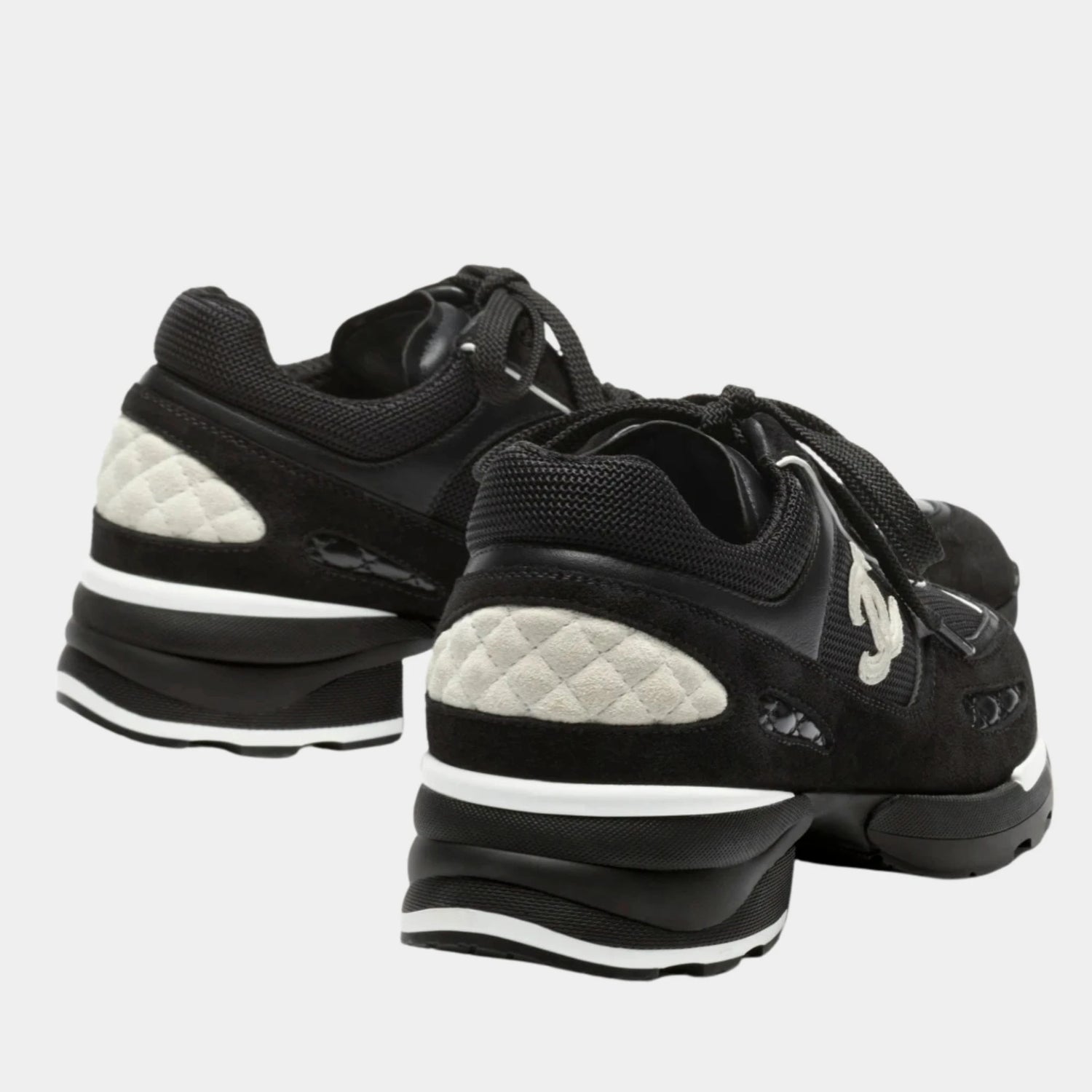 Sneakers Mixed Fibers Suede Calfskin &amp; Calfskin