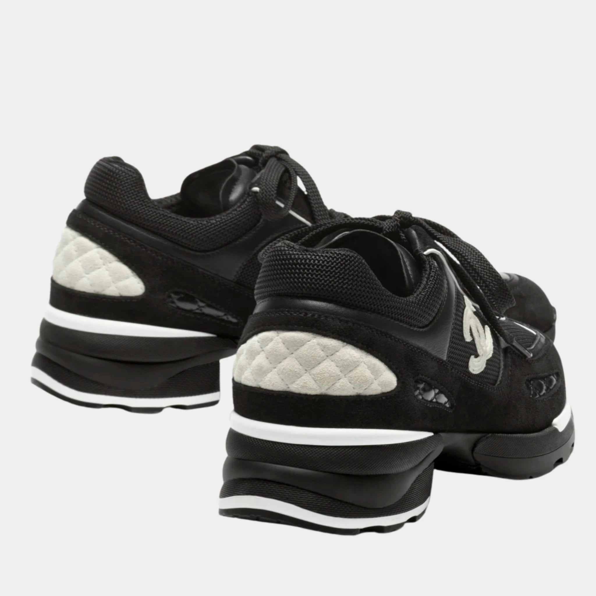 Sneakers Mixed Fibers Suede Calfskin &amp; Calfskin