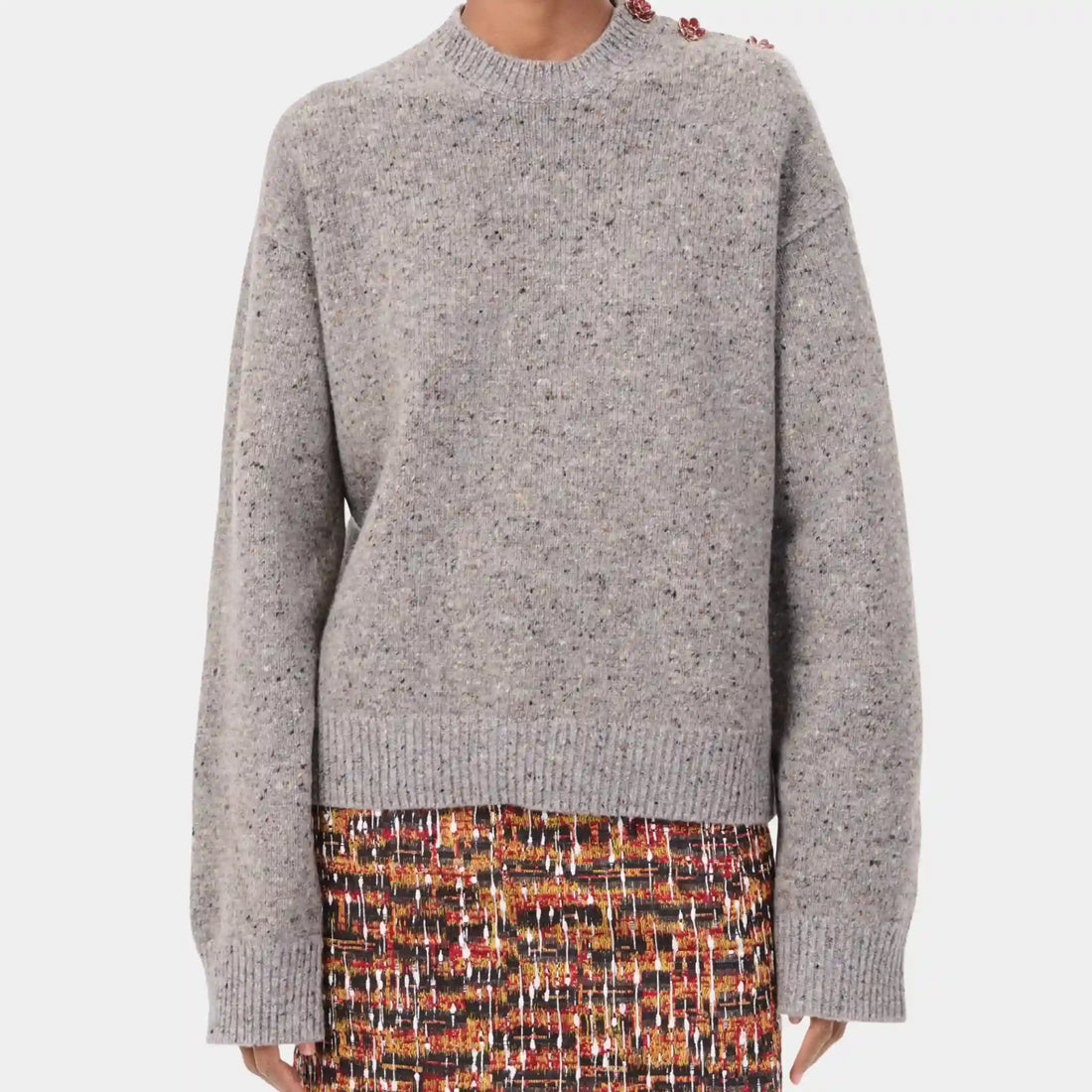 Sweater Wool &amp; Cashmere in Grey