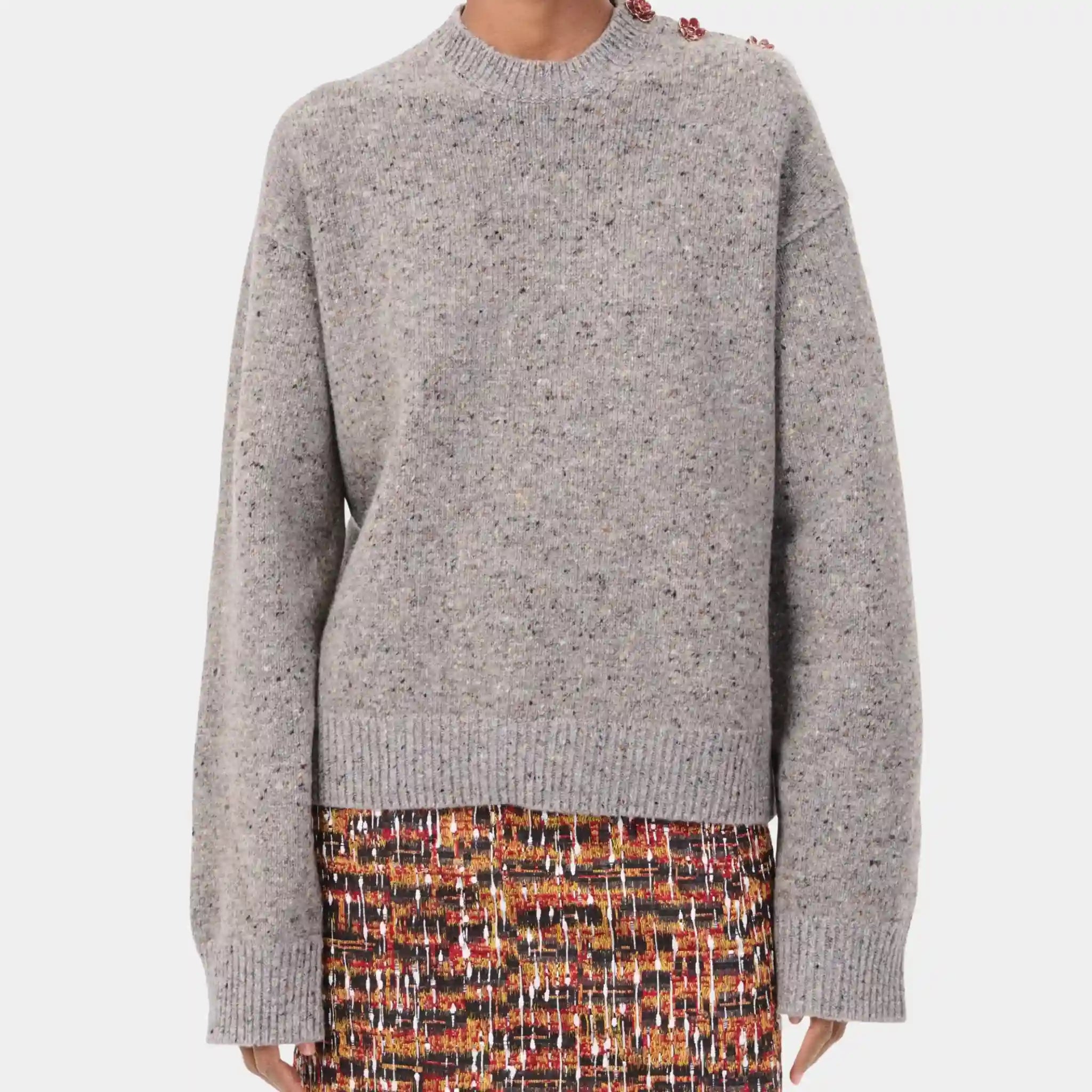 Sweater Wool &amp; Cashmere in Grey