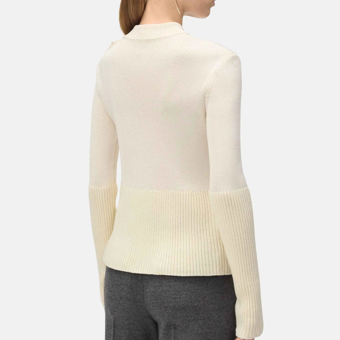Sweater in Wool and Silk