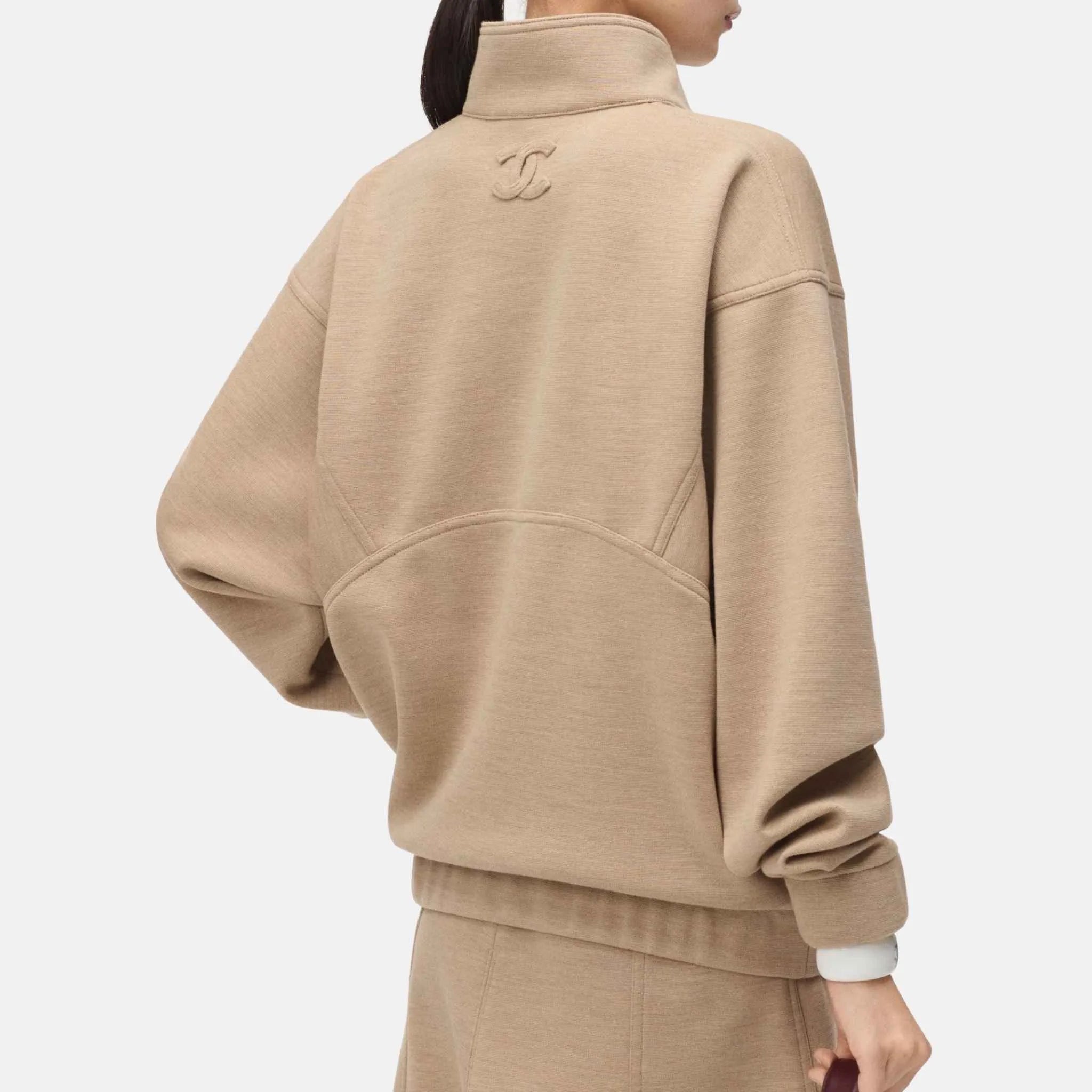 Sweatshirt in Dune Beige