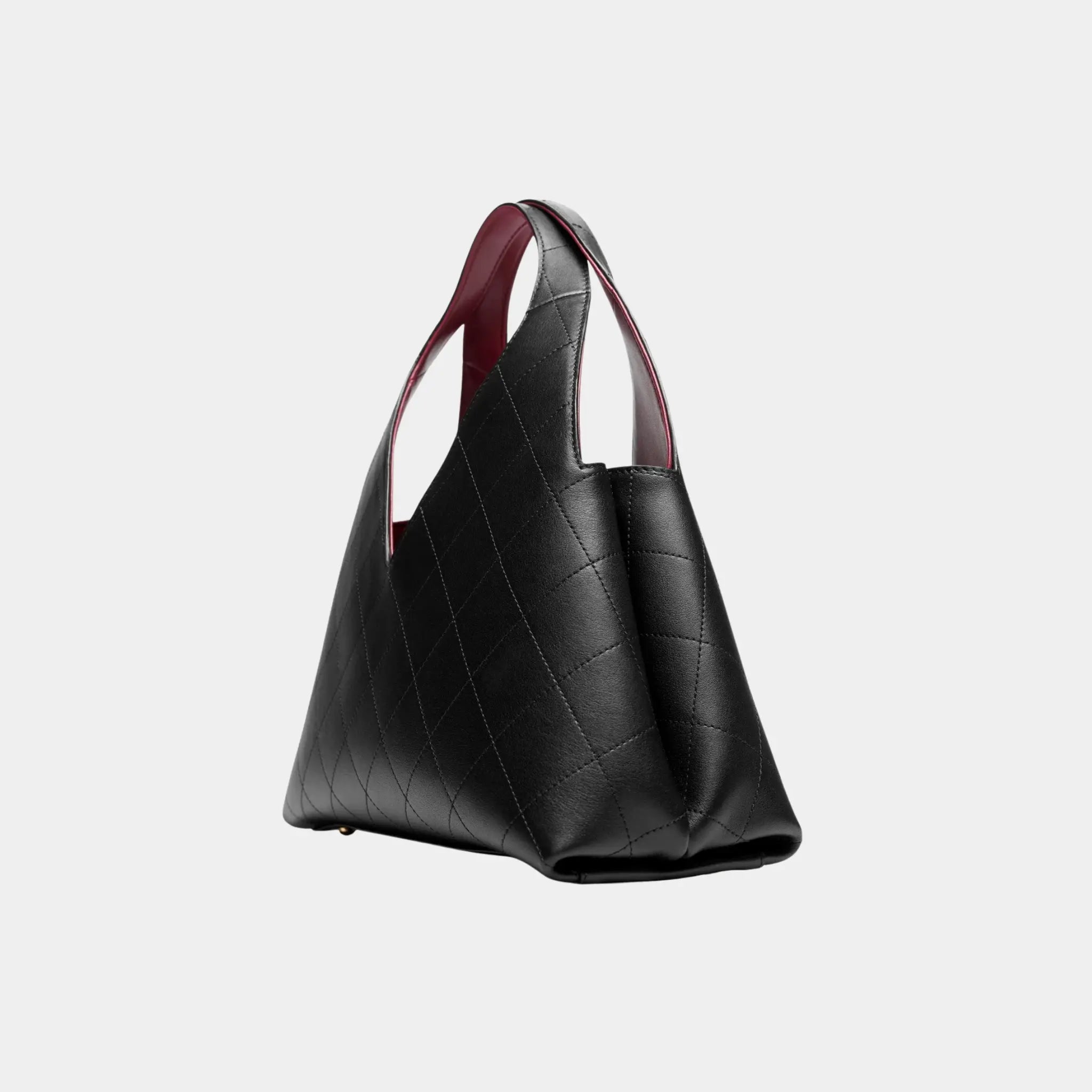 Chanel Tote in Black Calfskin &amp; Gold-Tone Metal, Back