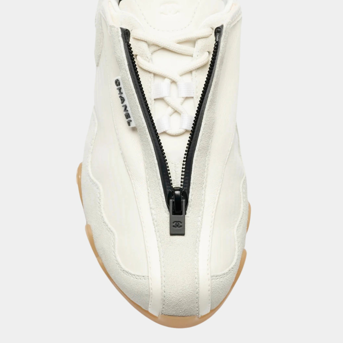 Chanel Trainers Calfskin &amp; Suede Calfskin White