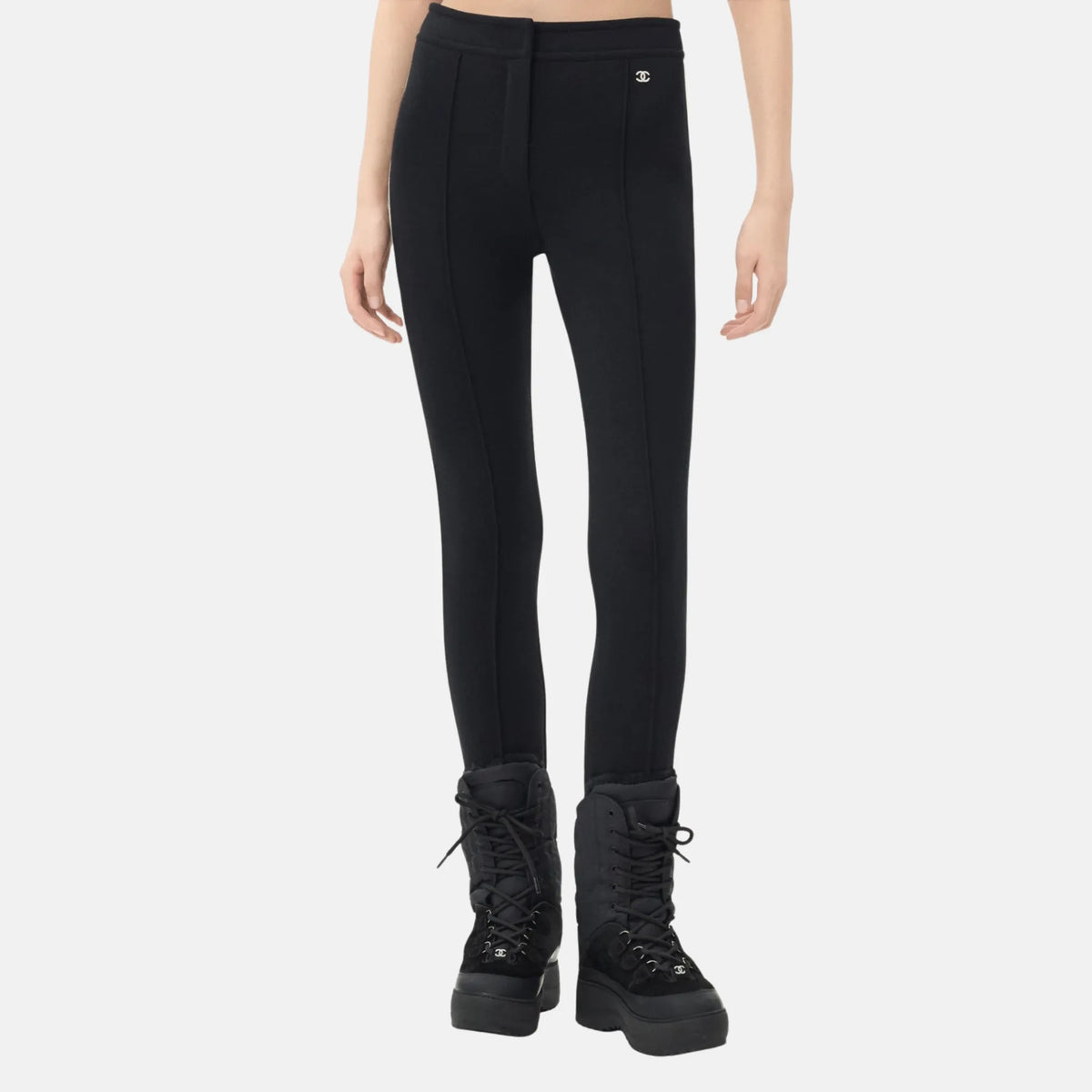 Wool Trousers in Black