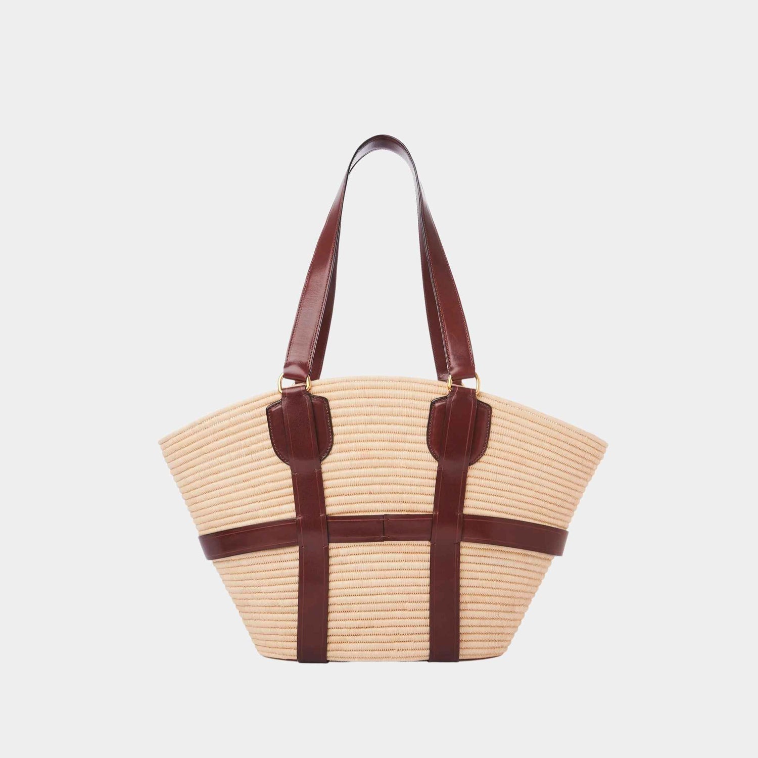 Chloe Large Kerala 25 Basket in Raffia, Back