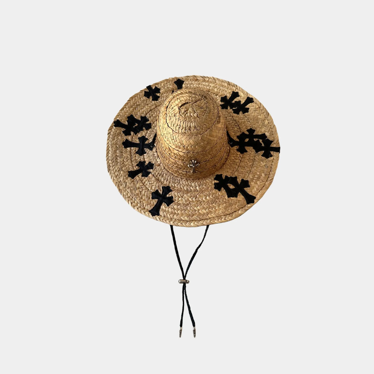 Cross Patch Thatched Beach Hat