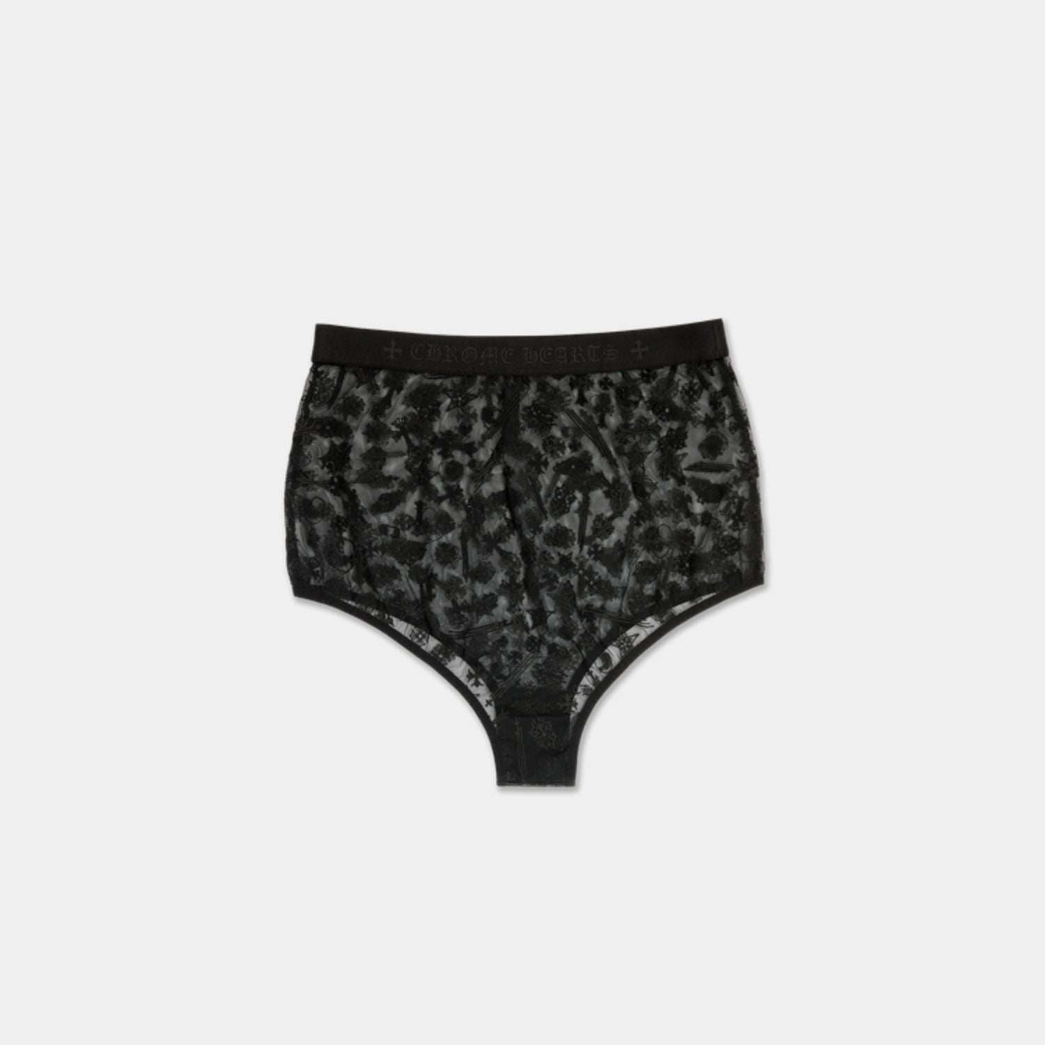 Chrome Hearts Lace High-Waisted Brief, Back
