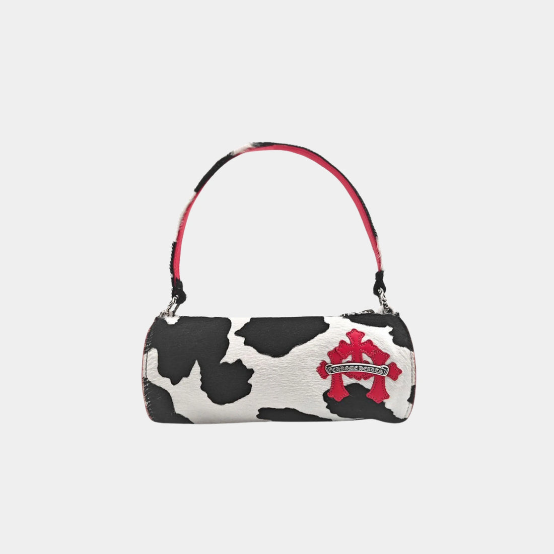 Chrome Hearts Mini JoJo Bag in White Black &amp; Red, Front