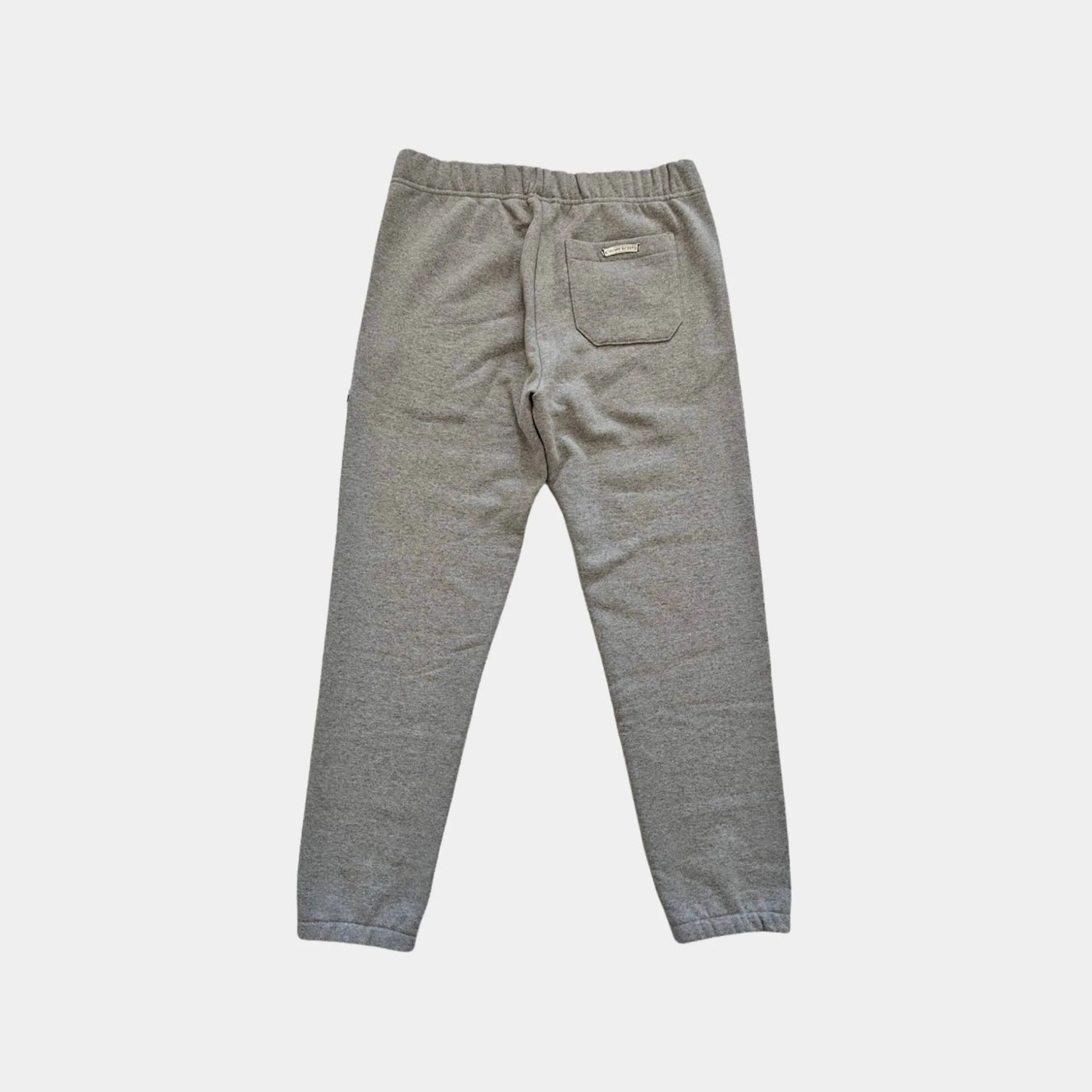 Chrome Hearts Triple Cross Logo Sweatpants, Grey Black, Back