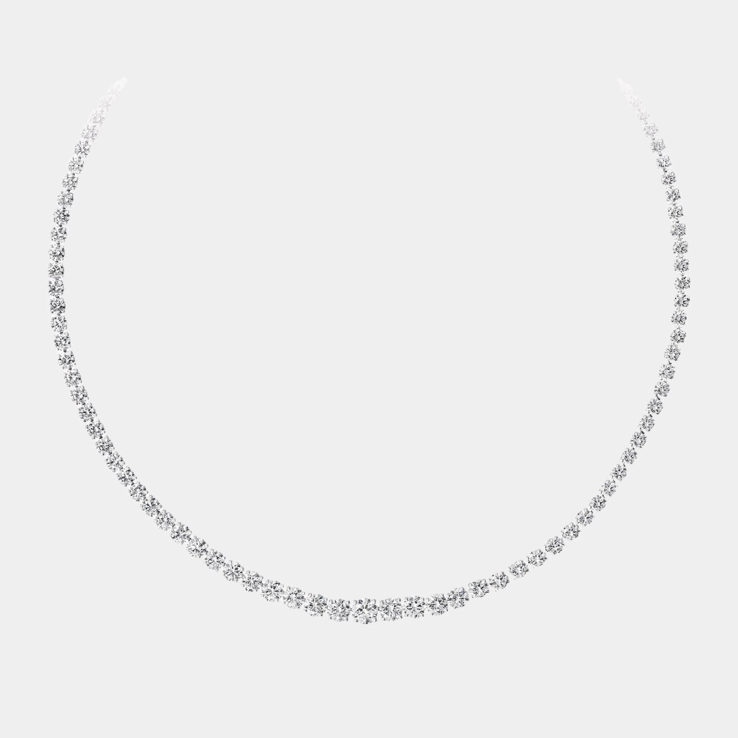 Classic Graff Round Diamond Necklace, Front