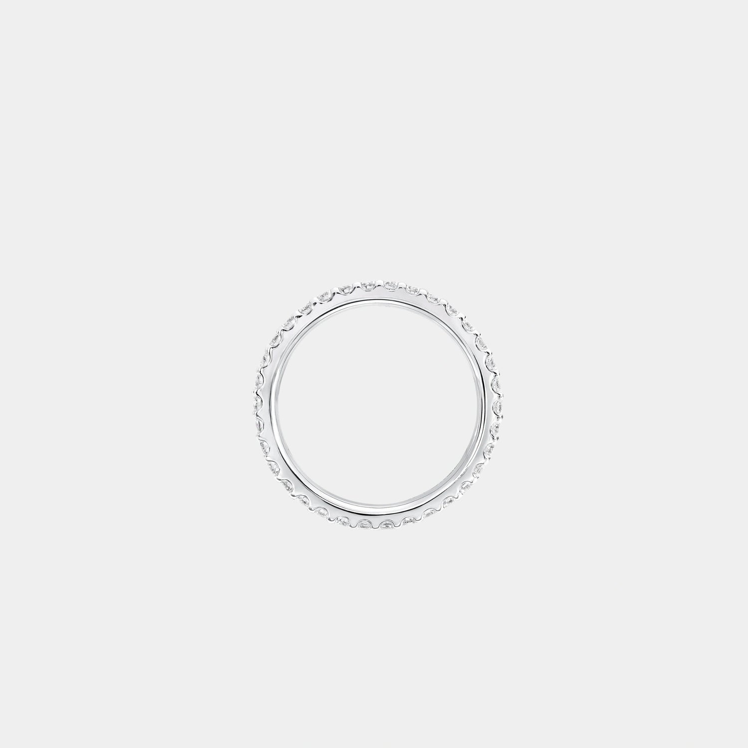 Classic Graff Round Diamond Wedding Band, Front