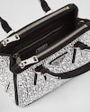 Galleria satin mini-bag with crystals