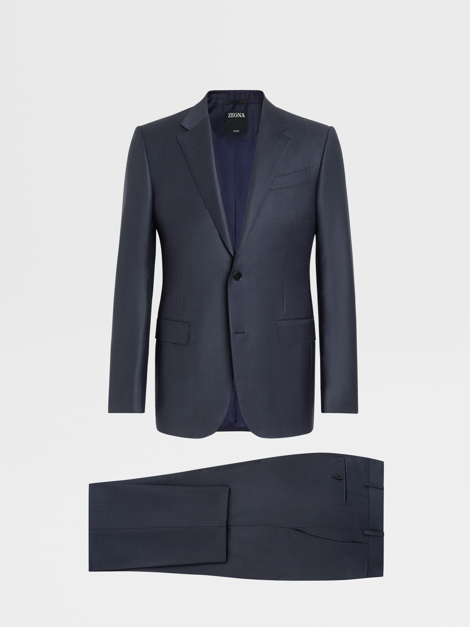 Black Trofeo Wool Suit