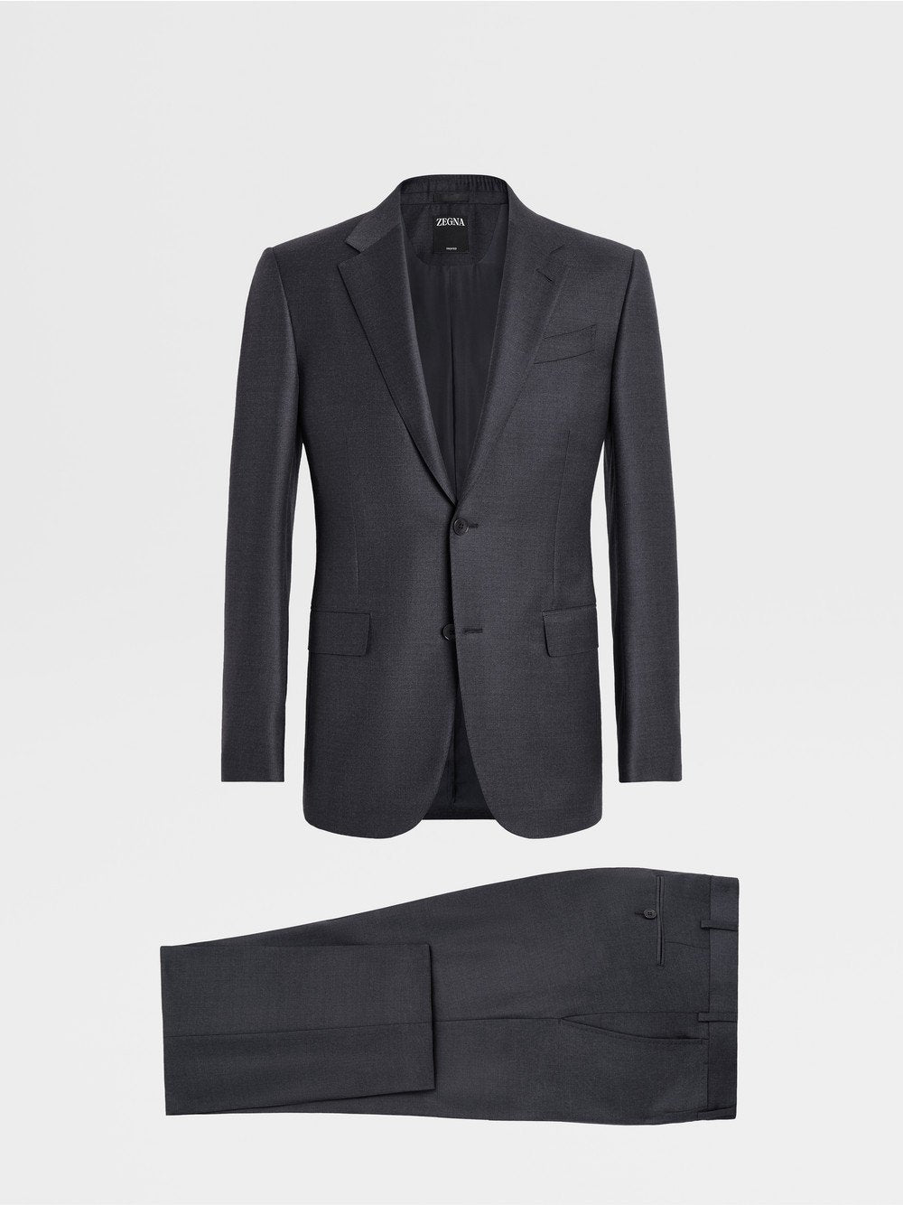 Black Trofeo Wool Suit