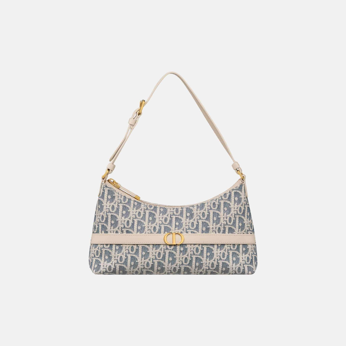 حقيبة 30 Montaigne Cigale Mini من شامبراي Dior Oblique وجلد عجل