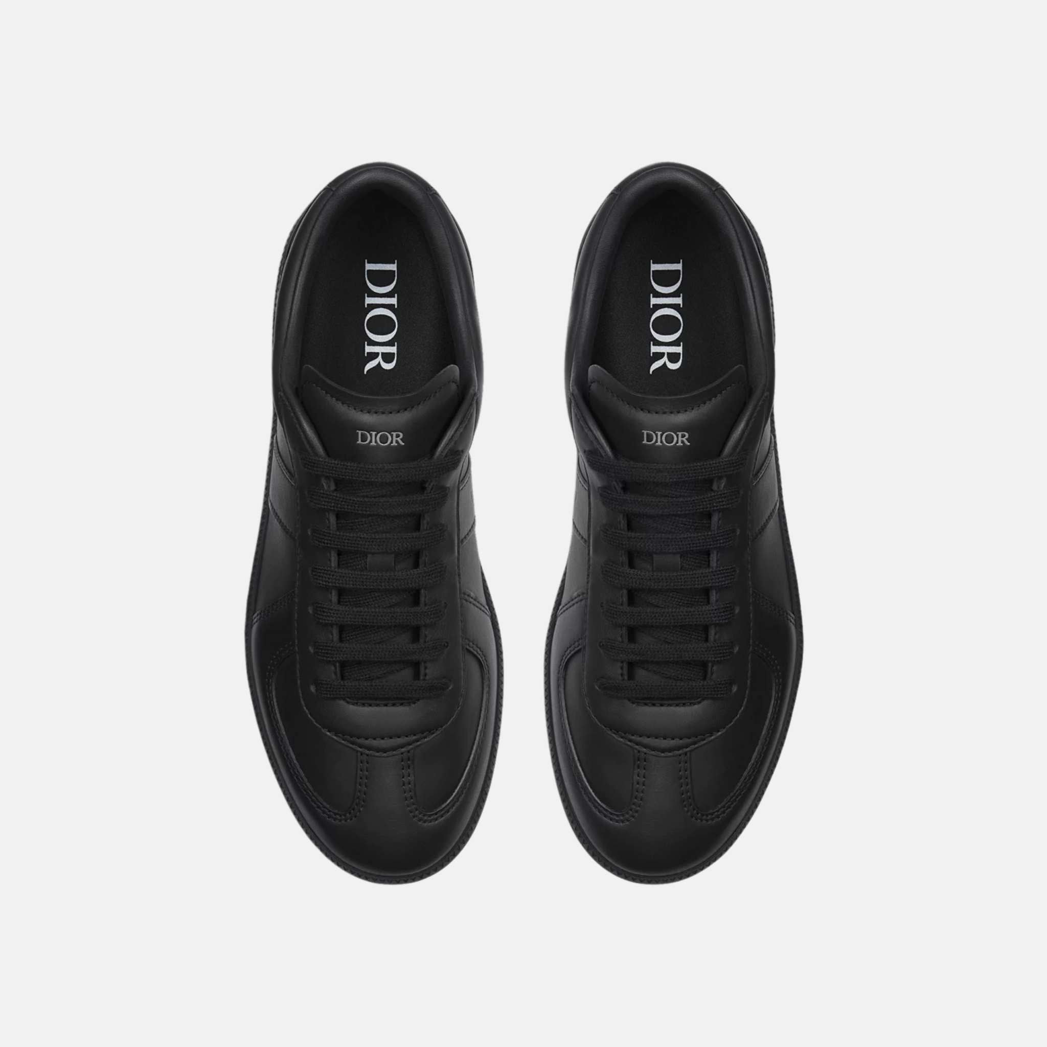 Dior B01 Matchpoint Sneaker In Smooth Calfskin, Black, Top