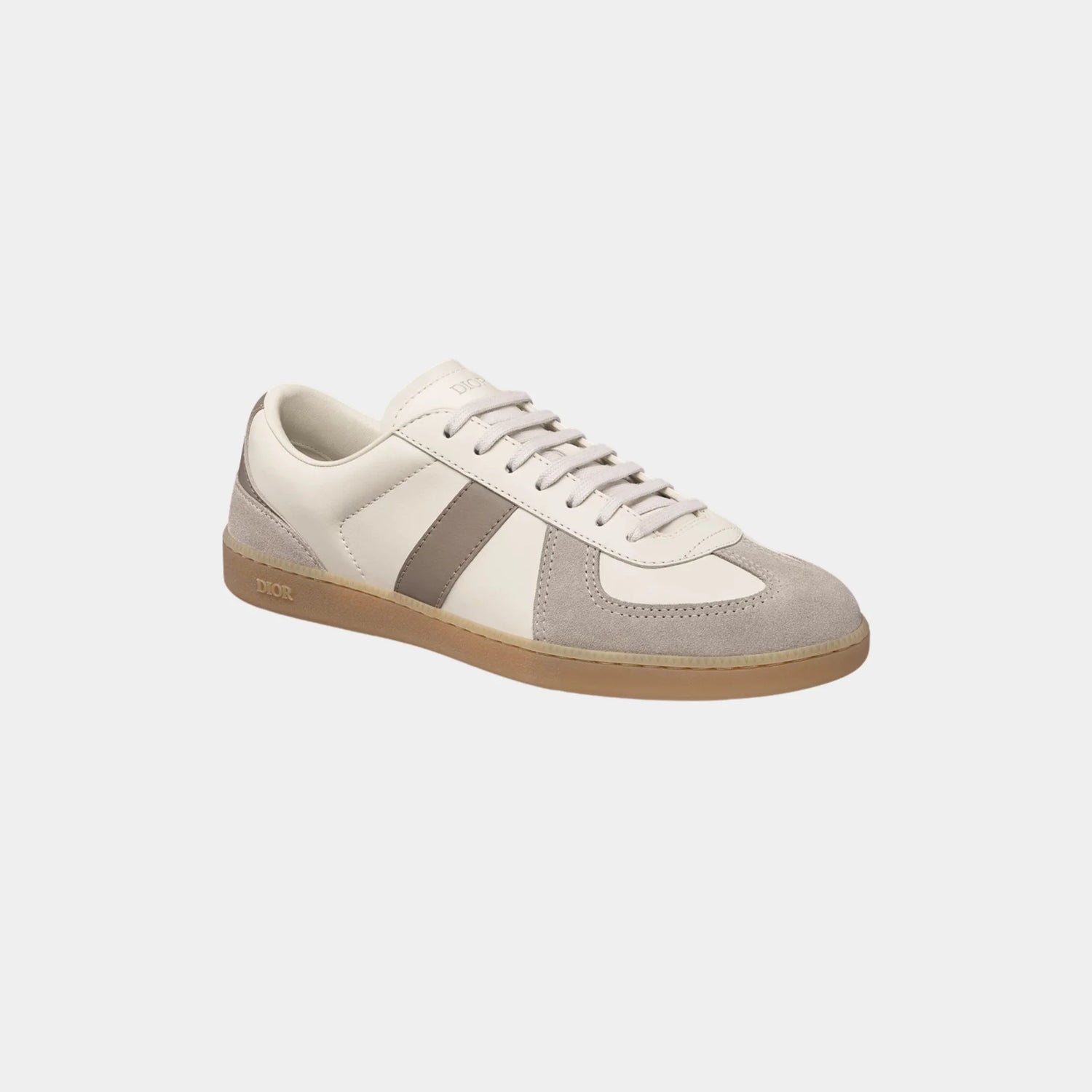 B01 Matchpoint Sneaker In Smooth Calfskin With Suede