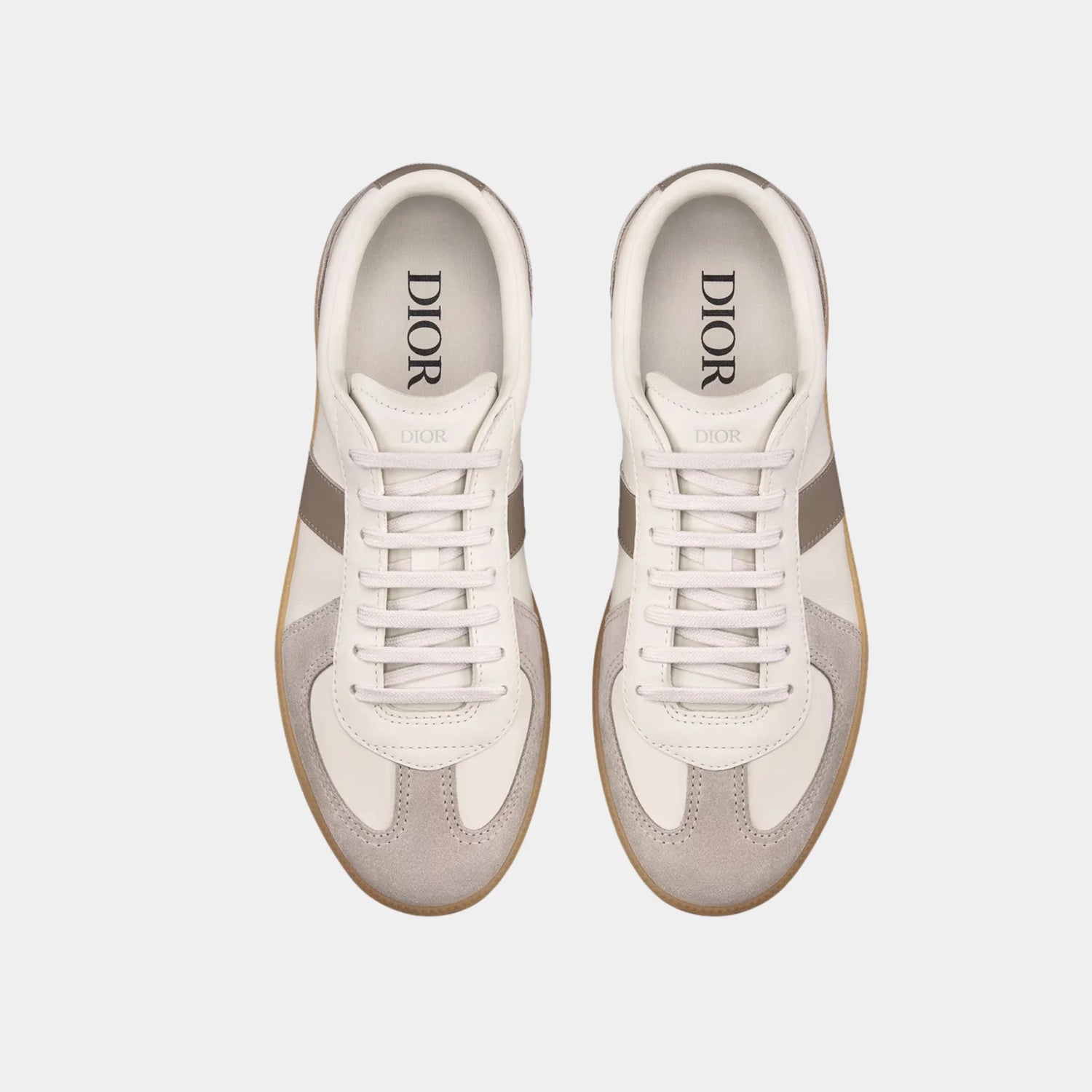 B01 Matchpoint Sneaker In Smooth Calfskin With Suede