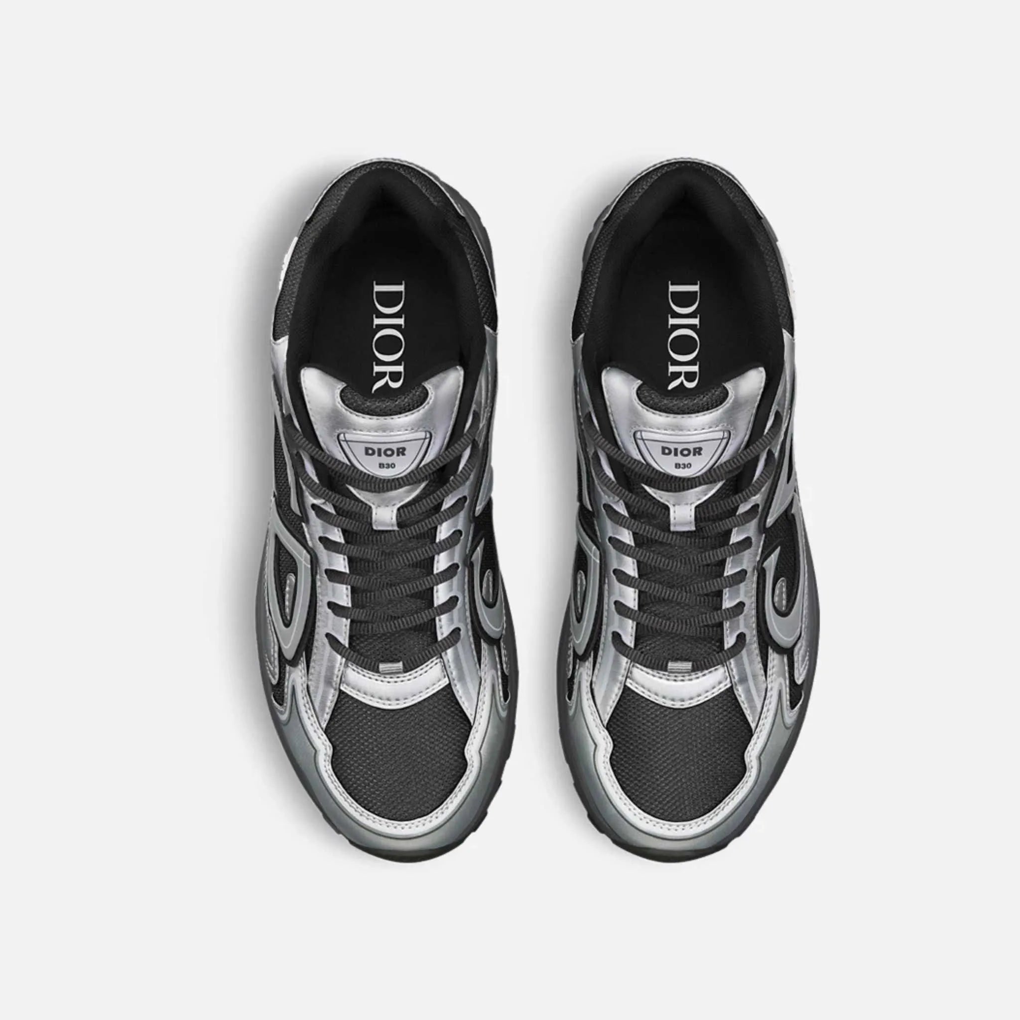 Dior B30 Countdown Sneaker Mesh &amp; Technical Fabric , Dark , Top