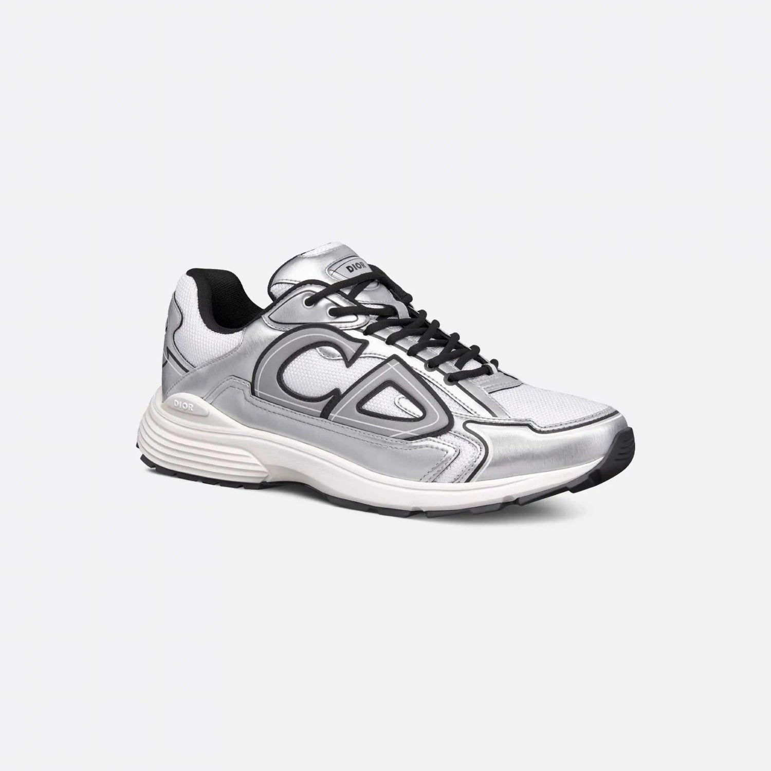 Dior B30 Countdown Sneaker Mesh &amp; Technical Fabric ,White,  Side&amp;Front