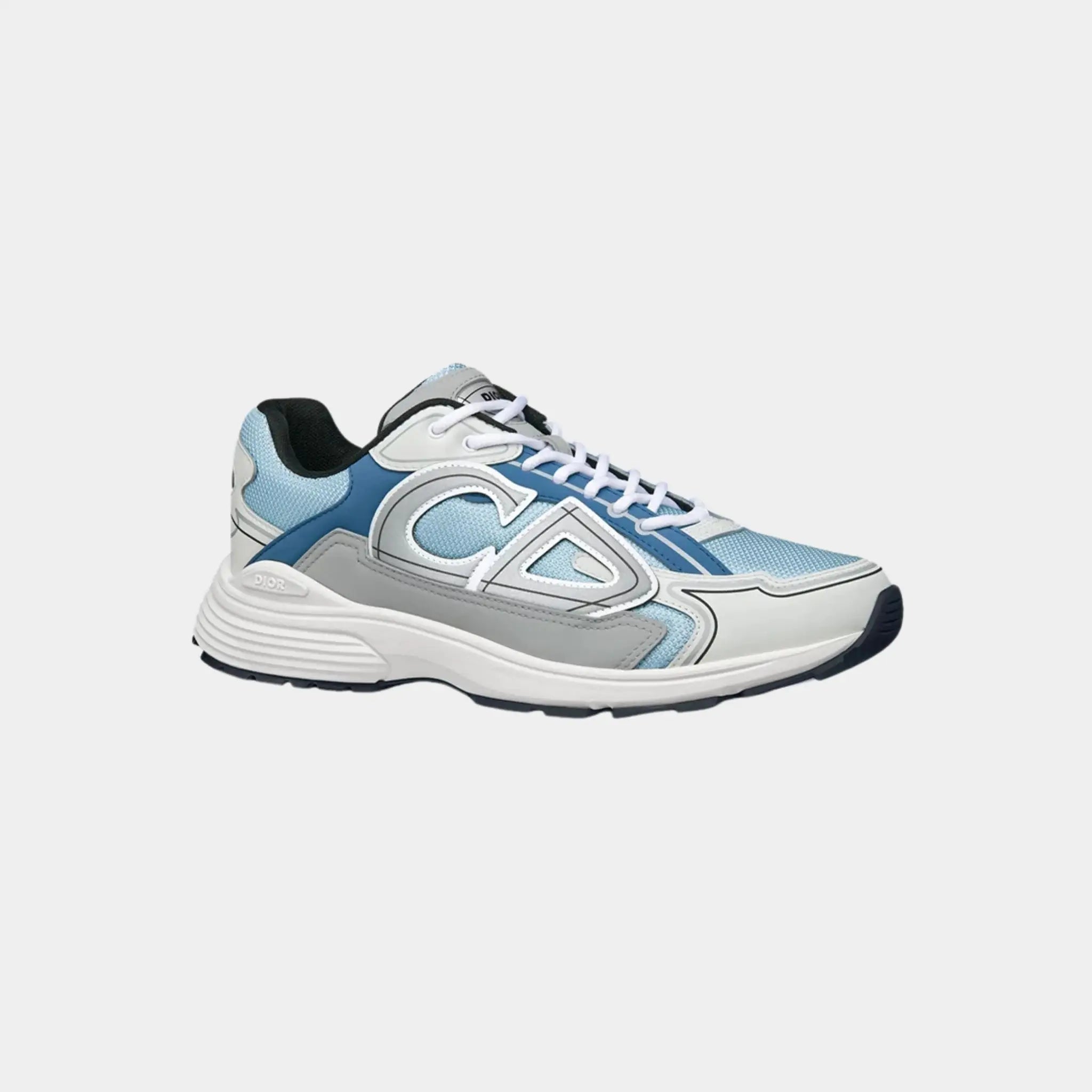 Dior B30 Countdown Sneaker Technical Mesh and Fabric, Light Blue, Front