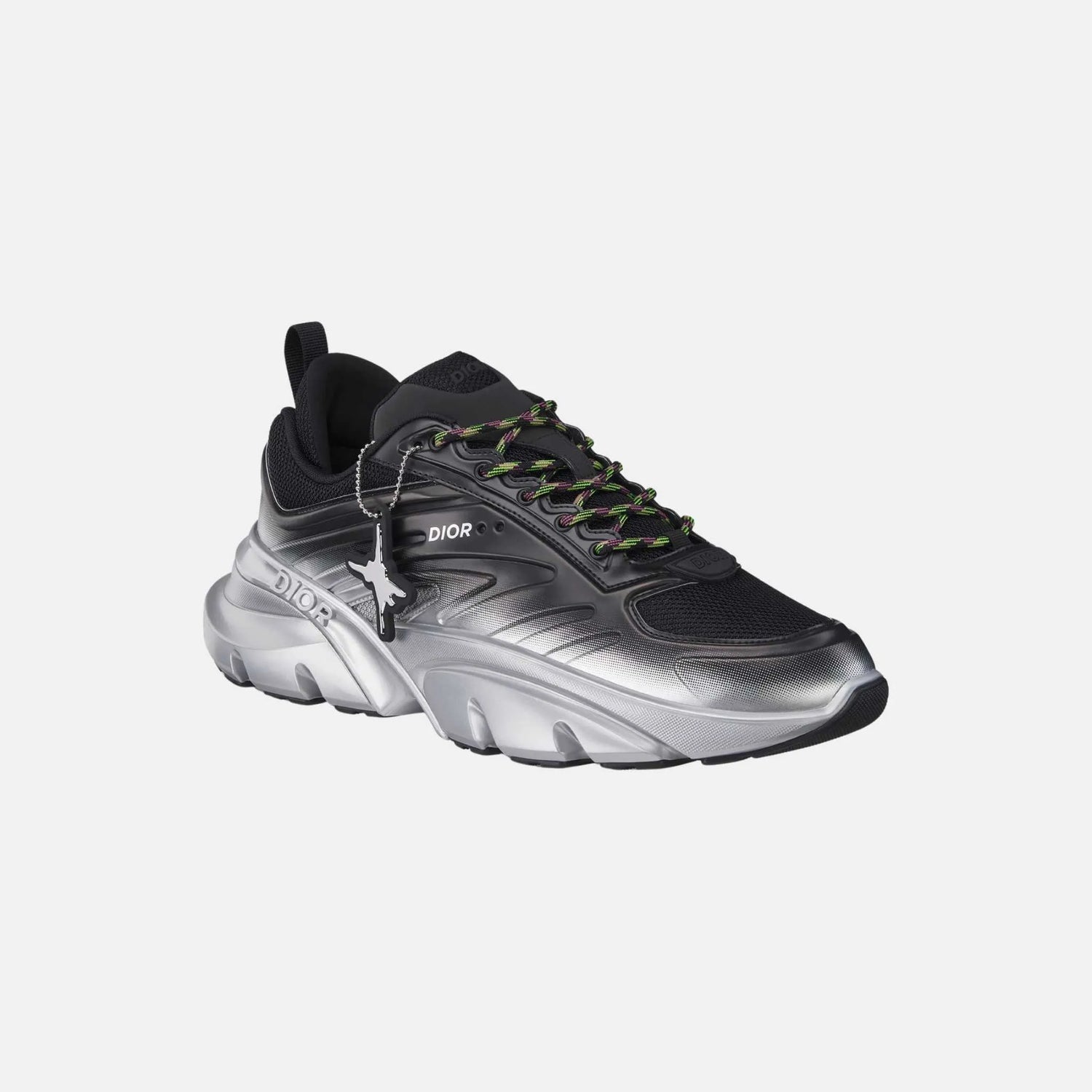 Dior B44 Blade Sneaker Dior &amp; Lewis Hamilton Limited &amp; Numbered Edition, Black, Side &amp; Front