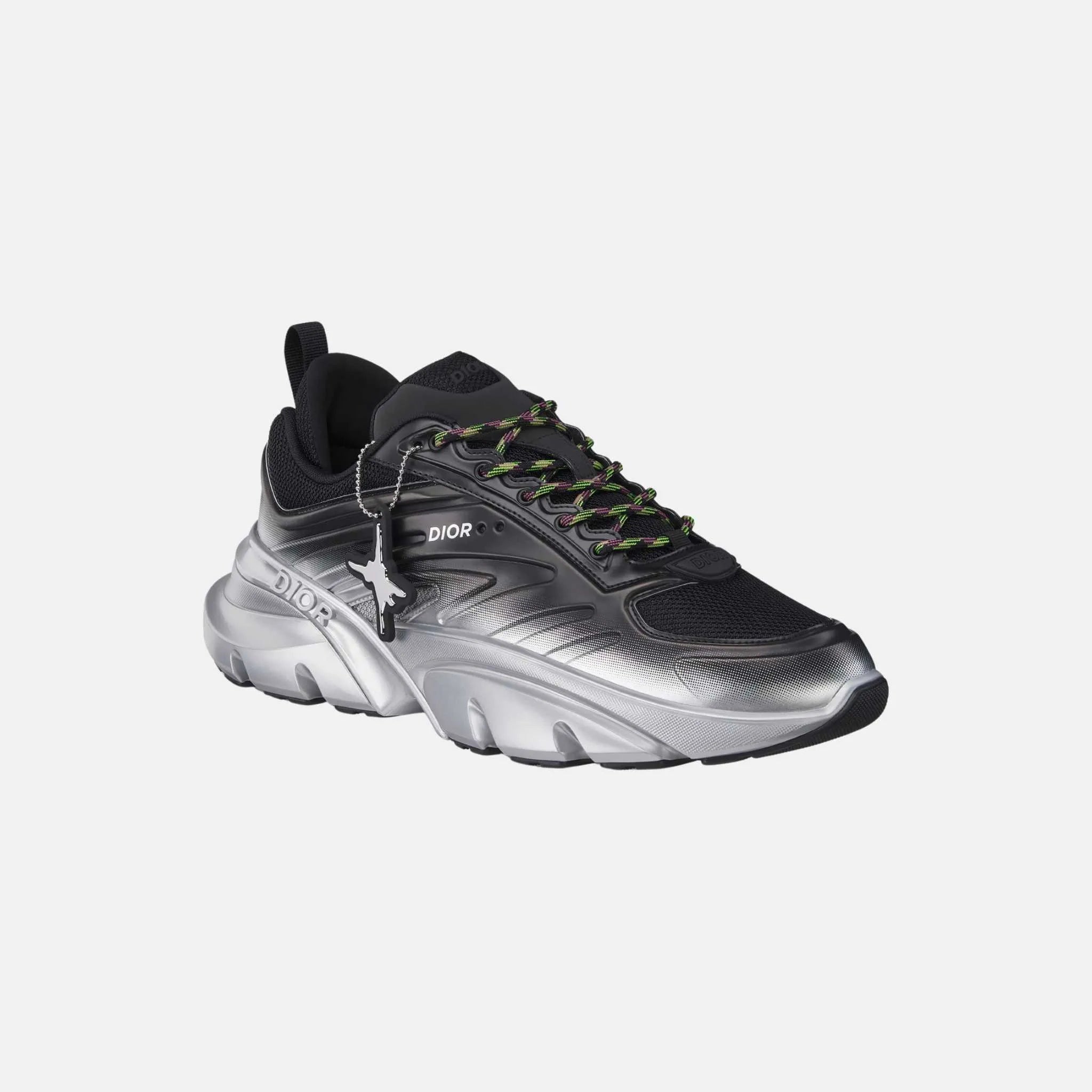 Dior B44 Blade Sneaker Dior &amp; Lewis Hamilton Limited &amp; Numbered Edition, Black, Side &amp; Front