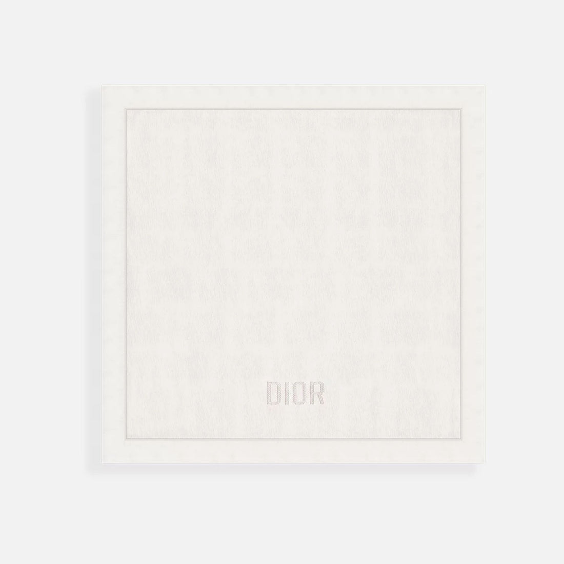 Dior Baby Blanket Ivory Cotton Knit and Cannage Cotton Voile, FullView