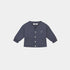 Dior Baby Cardigan Jacket Navy Blue Cotton Fleece, Front