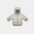 Dior Baby Hooded Down Jacket Gradient Gray Oblique Water-Repellent Jacquard, Front