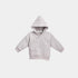 Dior Baby Hooded Sweatshirt Ivory Cotton Fleece, Front