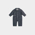 Dior Baby Jumpsuit Blue Denim-Effect Cotton Gabardine, Front