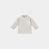 Dior Baby Long-Sleeved T-Shirt Heathered Beige Cotton Jersey, Front