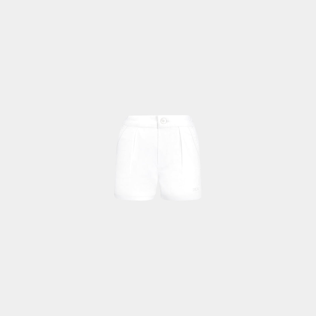 Dior Baby Shorts White Cotton Blend, Front