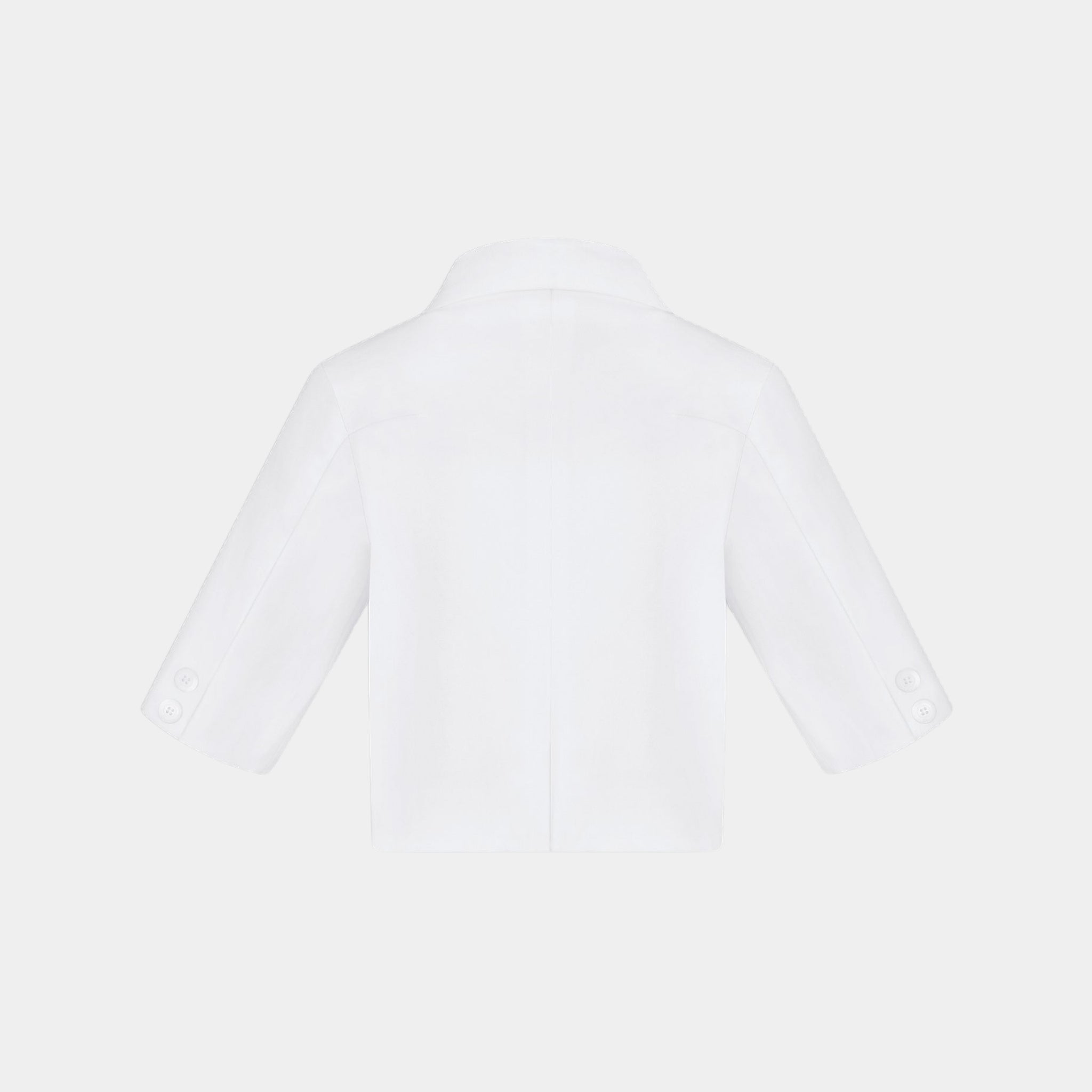 Dior Baby Suit Jacket White Cotton Blend, Back