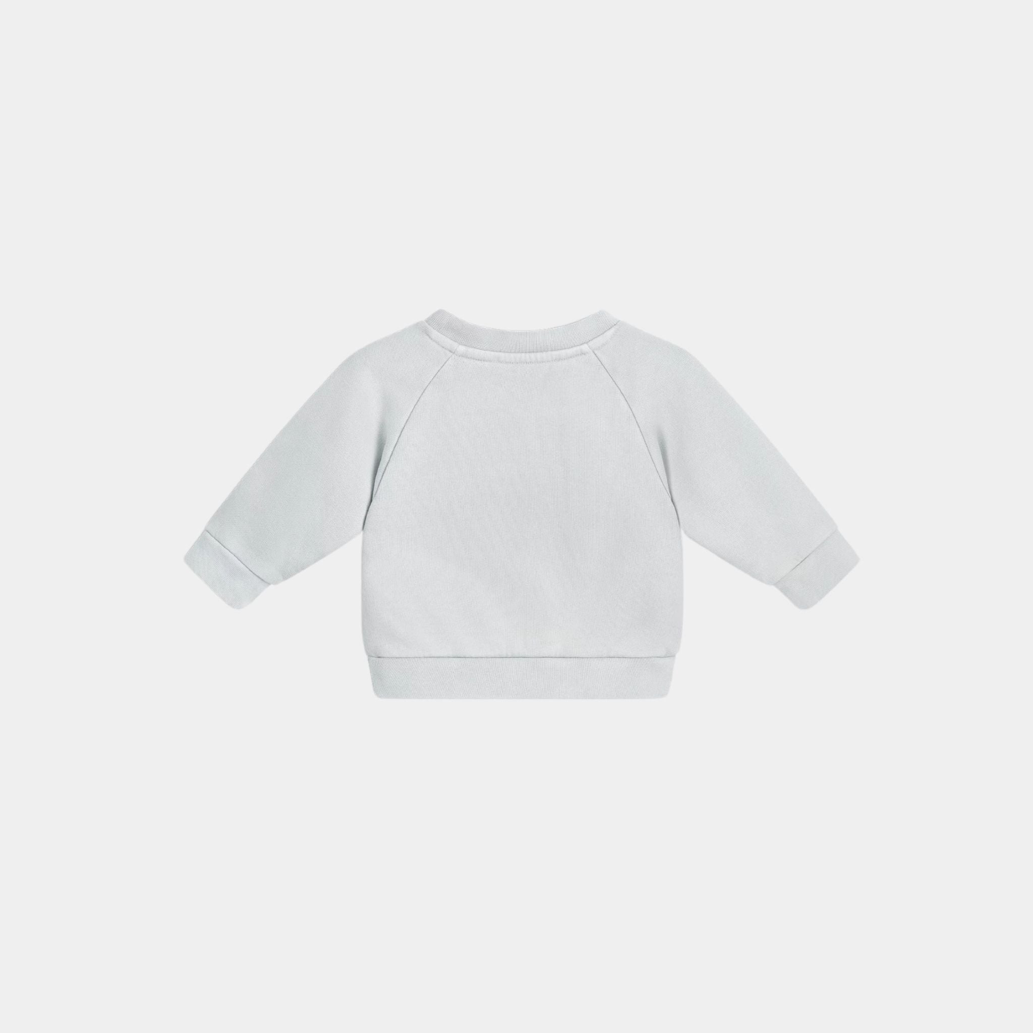 Dior Baby Sweatshirt Gray-Blue Cotton Fleece, Back