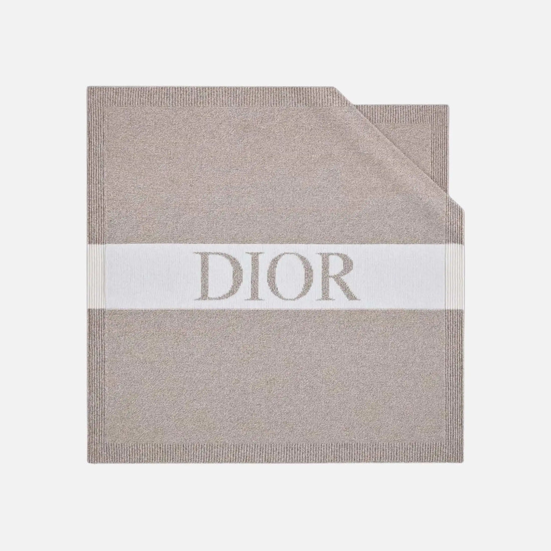 Dior Baby Blanket Wool and Cashmere Blend Knit, Front