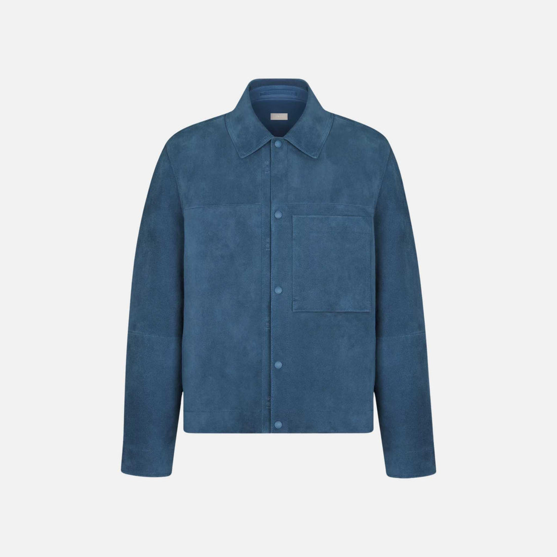 Dior Blouson Jacket In Lambskin, Dark Blue, Front