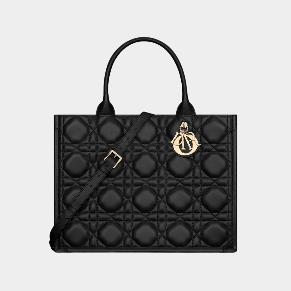 حقيبة Book Tote Medium من جلد العجل Macrocannage