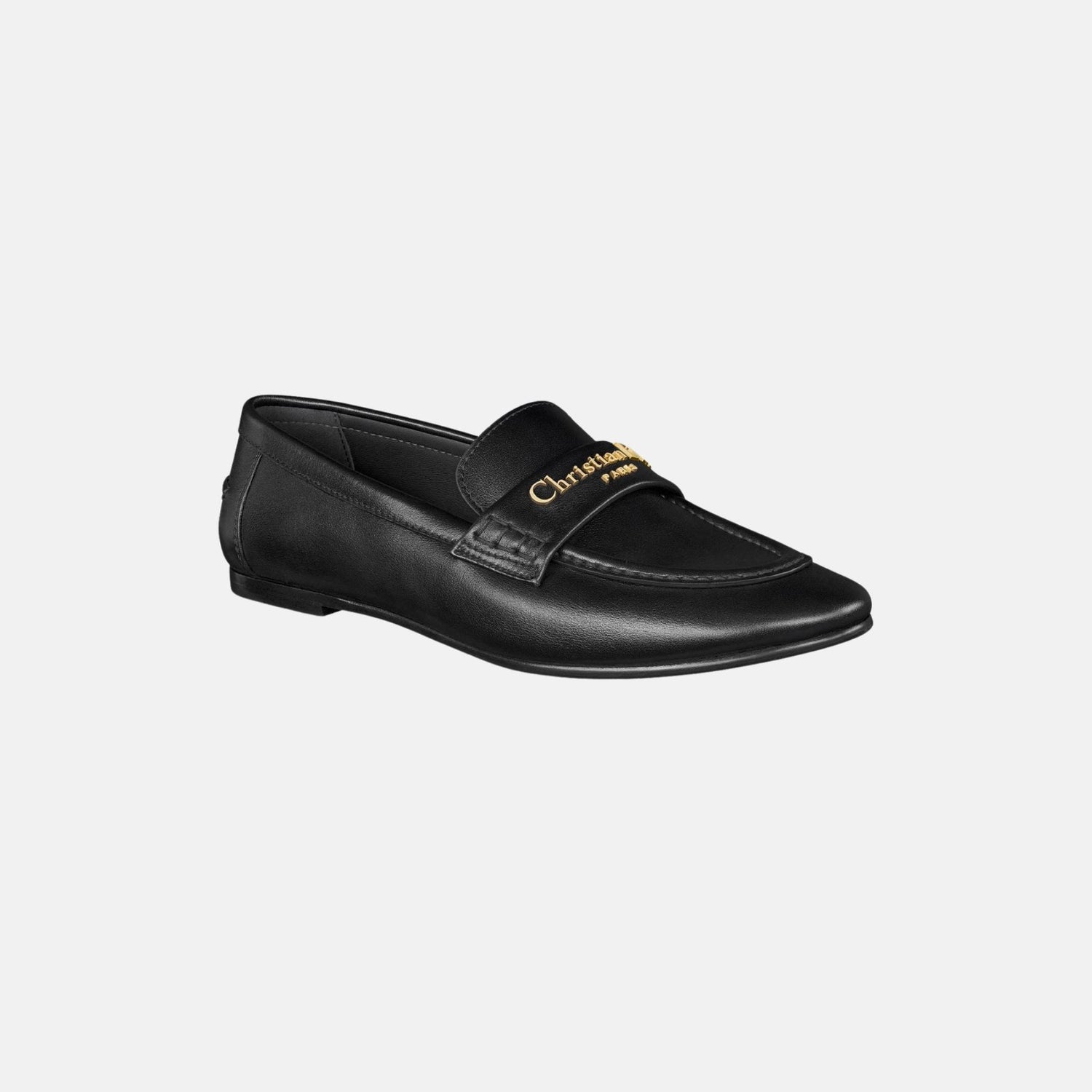 Dior Boy Loafer In Supple Calfskin, Black, Front